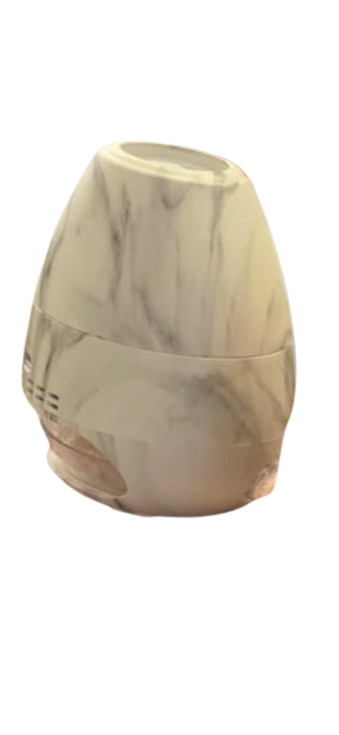 portable Himalayan salt lamp air diffuser, plug in with timer